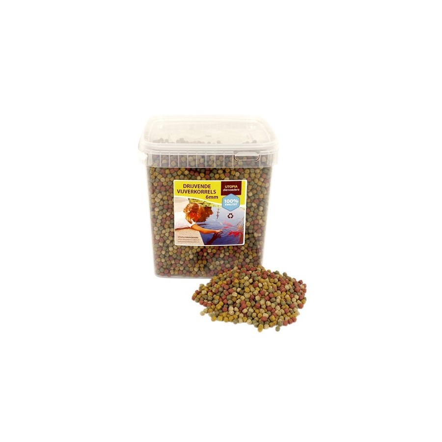 Utopia Diertotaal Vijverkorrel Drijvend 6 MM 2 KG