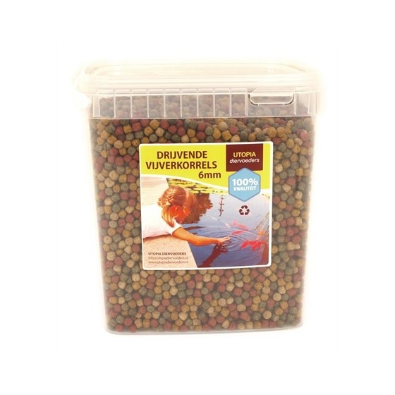 Utopia Diertotaal Vijverkorrel Drijvend 6 MM 2 KG