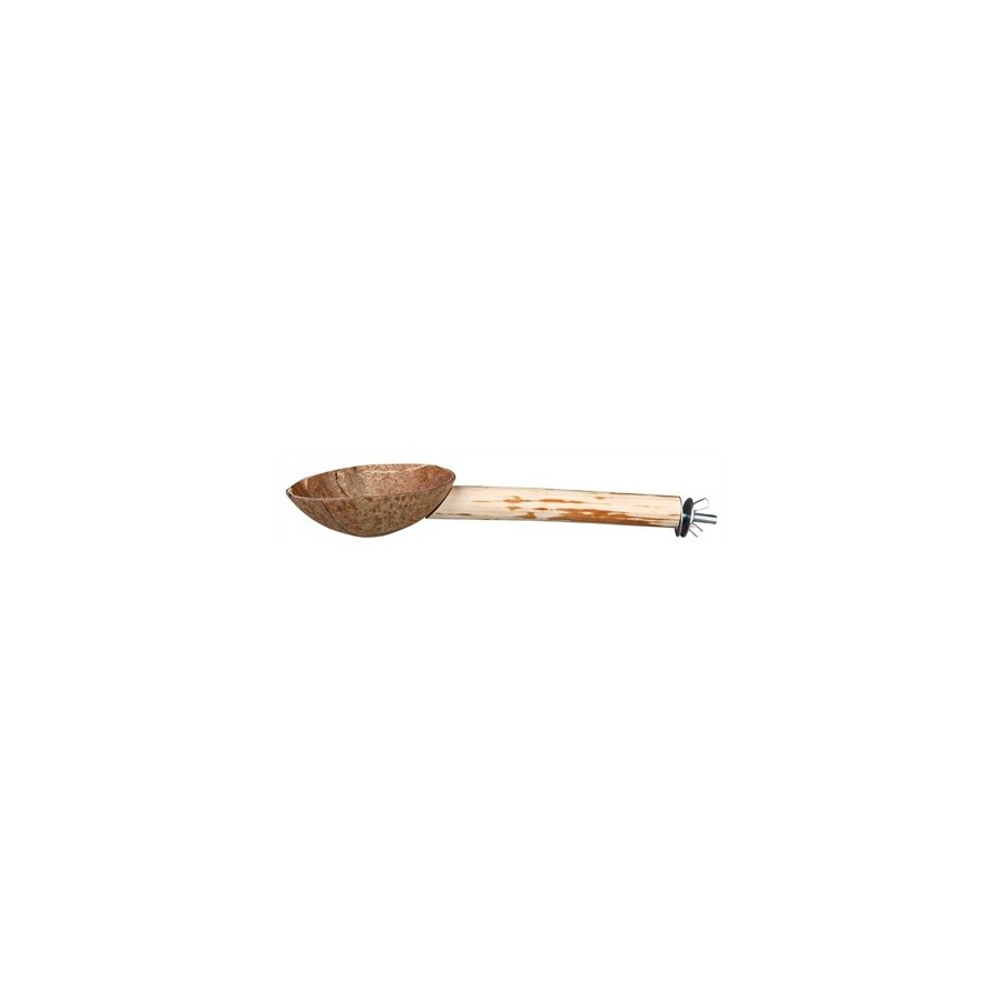 Trixie Zitstok Met Voerbak Koksnoot 25 CM 3 ST