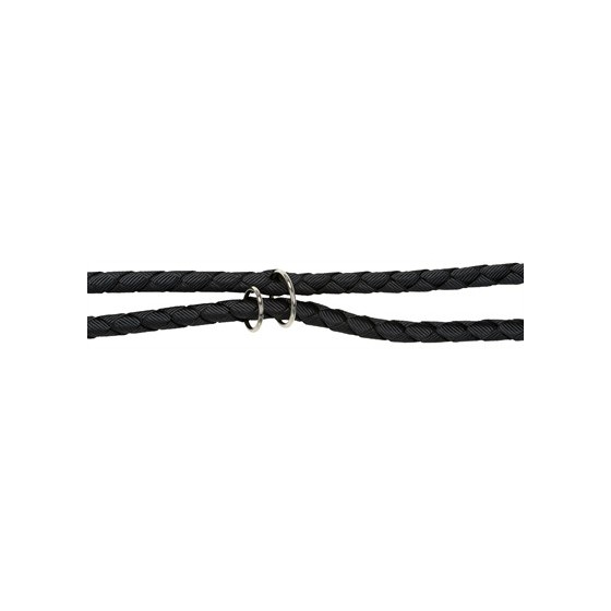 Trixie Hondenriem Cavo Verstelbaar Zwart 200X1,8 CM