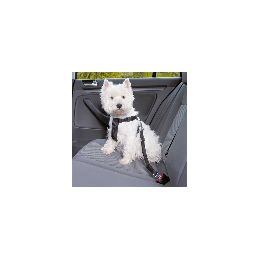 Trixie Hondentuig Auto Inclusief Gordel Zwart 30-60X2 CM
