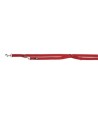 Trixie Hondenriem Premium Dubbelgestikt Verstelbaar Rood 200X2 CM