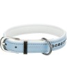 Trixie Halsband Hond Active Comfort Met Strass Steen Leer Lichtblauw 17-21X1,2 CM