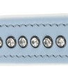 Trixie Halsband Hond Active Comfort Met Strass Steen Leer Lichtblauw 23-28X1,5 CM