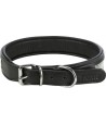 Trixie Halsband Hond Active Comfort Met Strass Steentjes Leer Zwart 38-48X3,5CM