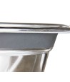 Voerbak / Drinkbak Dubbel RVS. 2x250ml