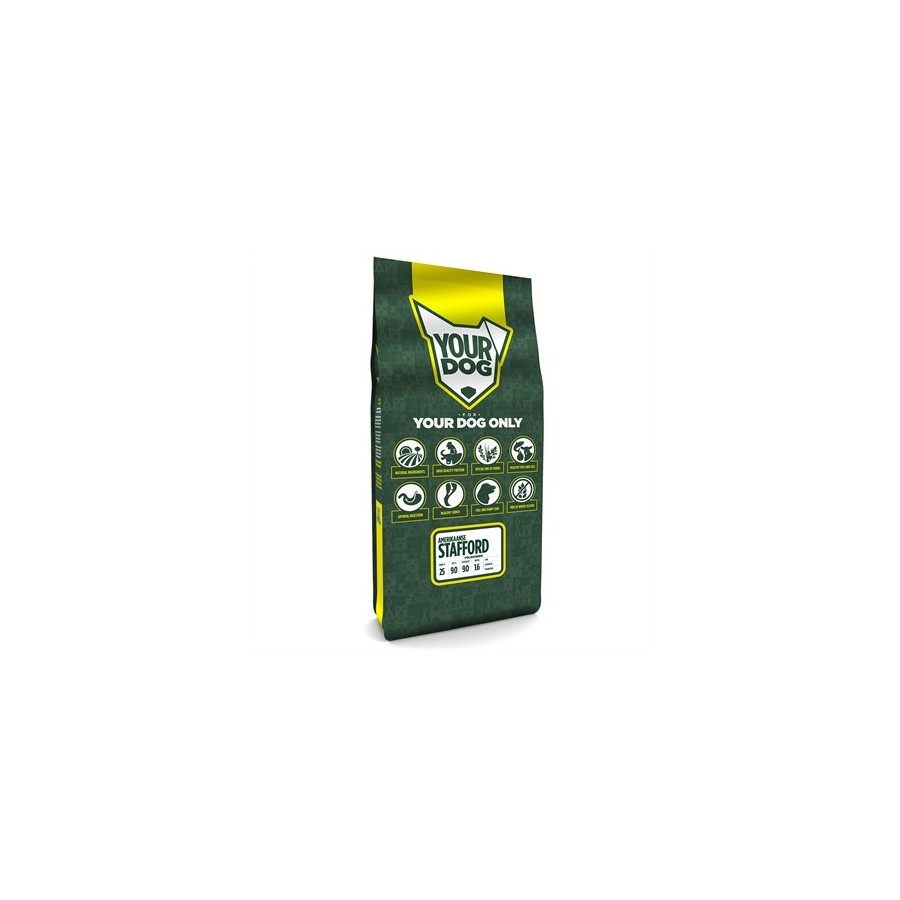 Yourdog - Amerikaanse Stafford, Volwassen. 12kg