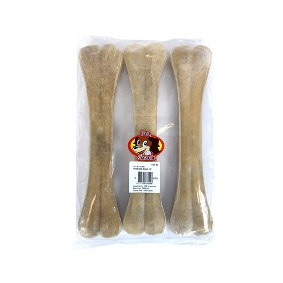 Petsnack Geperst Bot 12 INCH 30,5 CM 3 ST