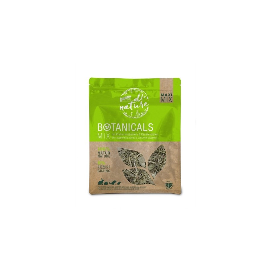 Bunny Nature - Botanicals Maxi Mix Pepermuntblad / Kamillebloesem. 400gr