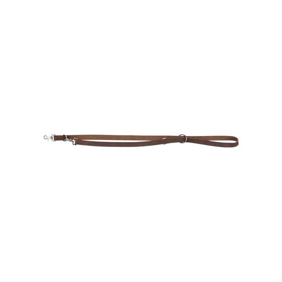 Trixie Hondenriem Rustic Verstelbaar Vetleer Donkerbruin 200X1,2 CM