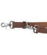 Trixie Hondenriem Rustic Verstelbaar Vetleer Donkerbruin 200X1,2 CM