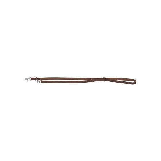 Trixie Hondenriem Rustic Verstelbaar Vetleer Donkerbruin 200X1,2 CM