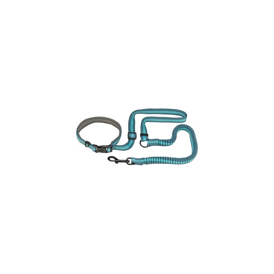 Trixie Hondenriem Jogginglijn Petrol / Aqua 133-180X2 CM