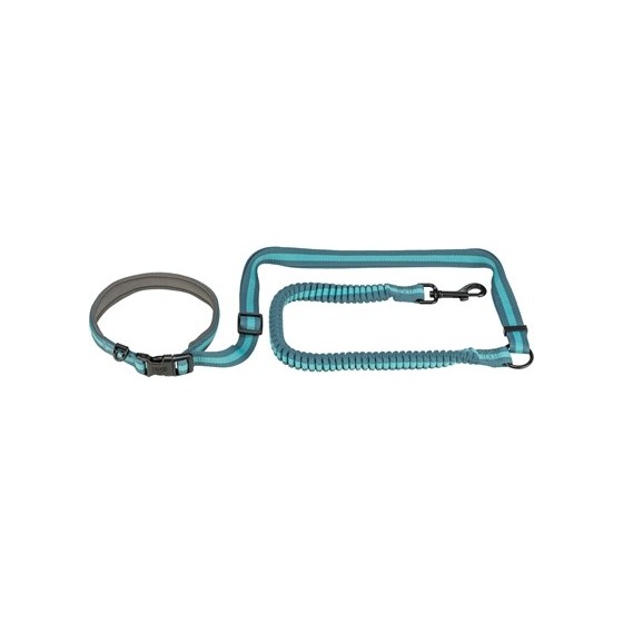 Trixie Hondenriem Jogginglijn Petrol / Aqua 133-180X2 CM
