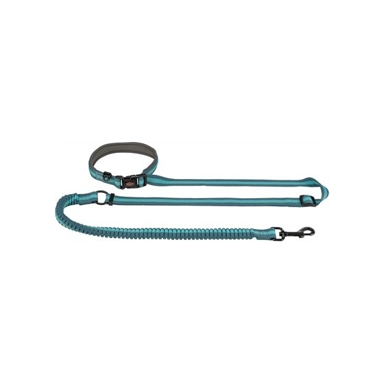 Trixie Hondenriem Jogginglijn Petrol / Aqua 133-180X2 CM