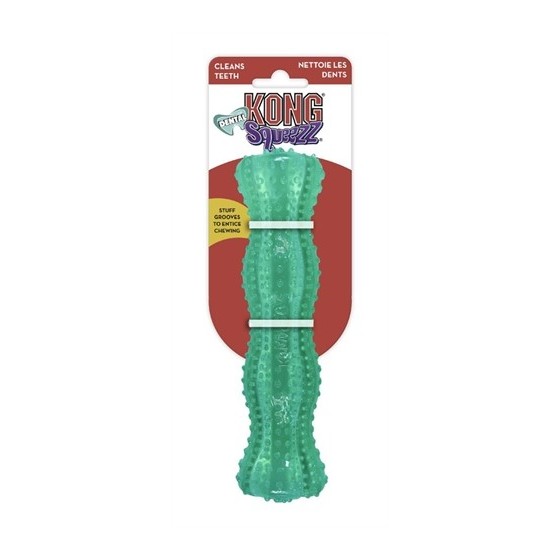 Kong Squeezz Dental Stick Mintgroen 5X5X20,5 CM