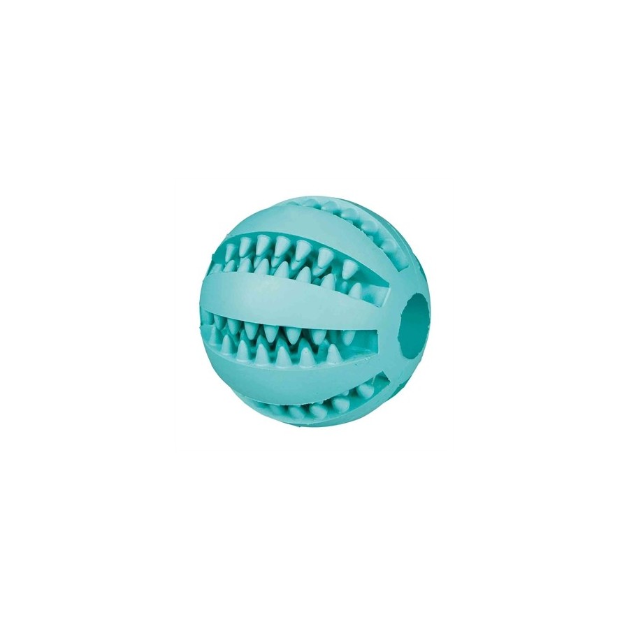 Trixie Denta Fun Bal Rubber Muntsmaak 5CM 4ST