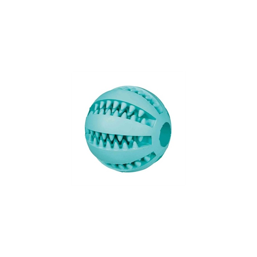 Trixie Denta Fun Bal Rubber Muntsmaak 6CM 3ST