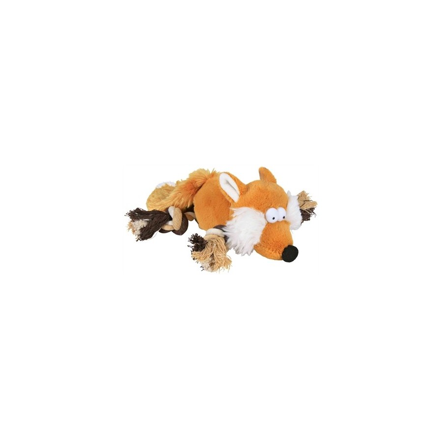 Trixie Vos Pluche Met Touw 34CM 2 ST