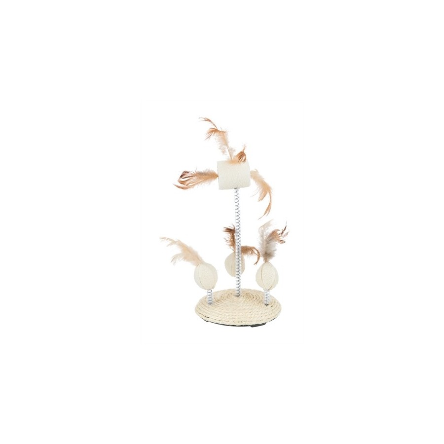 Trixie Speeltjes Op Spiraalveren Luffa / Sisal 15X15X30CM 2 ST