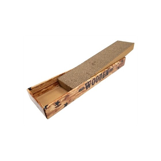 Croci Krabplank Homedecor Noce Houtprint Bruin 48X12,5X5 CM