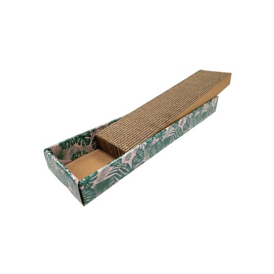 Croci Krabplank Homedecor Textuur Bladeren Groen 48X12,5X5 CM