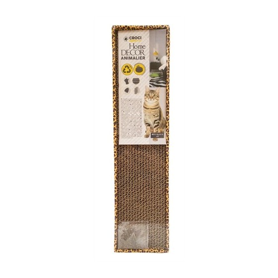 Croci Krabplank Homedecor Dierenprint Luipaard 48X12,5X5 CM