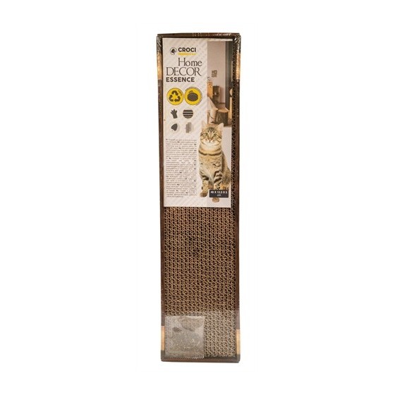 Croci Krabplank Homedecor Wenge Houtprint Donkerbruin 48X12,5X5 CM