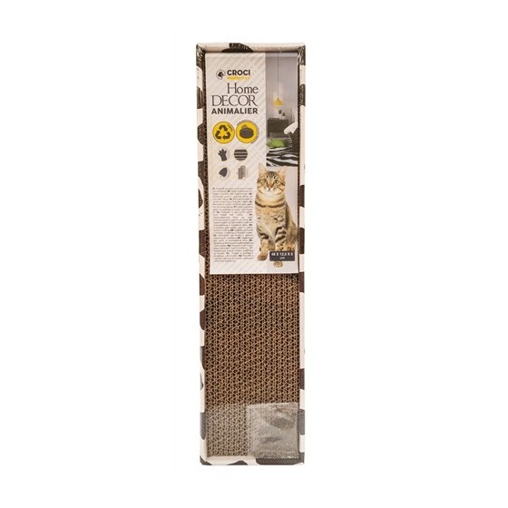 Croci Krabplank Homedecor Dierenprint Koe 48X12,5X5 CM