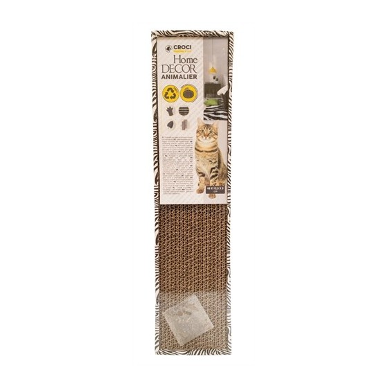 Croci Krabplank Homedecor Dierenprint Zebra 48X12,5X5 CM
