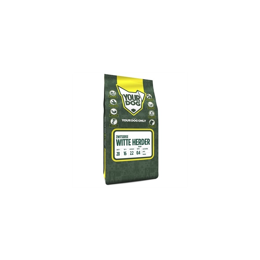 Yourdog - Zwitserse Witte Herder Pup 3kg