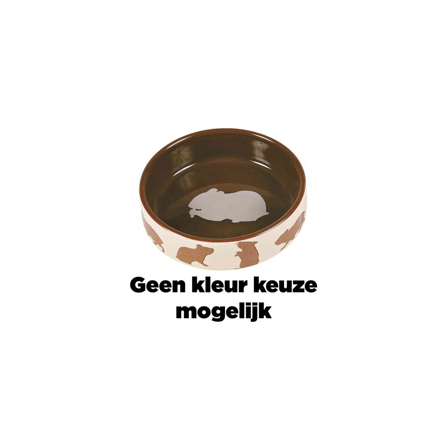 Trixie Voerbak Hamstermotief Keramiek Asssorti 80 ML 8 CM 4ST