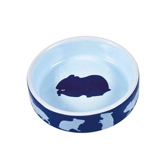 Trixie Voerbak Hamstermotief Keramiek Asssorti 80 ML 8 CM 4ST
