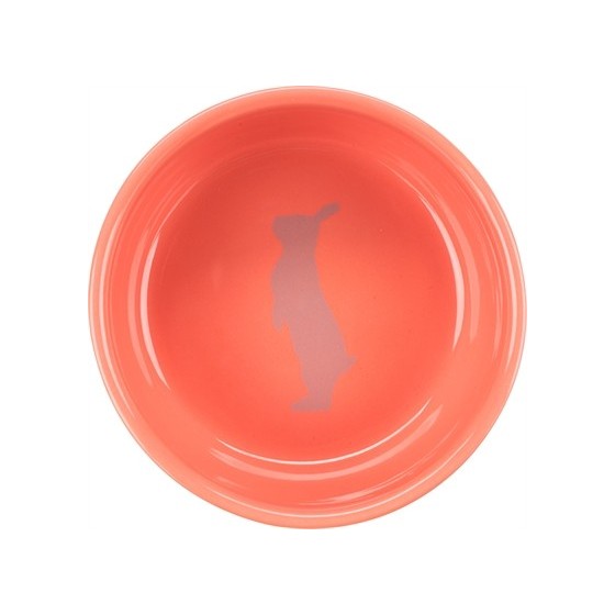 Trixie Voerbak Konijnmotief Keramiek Assorti 11 CM 250 ML 4 ST