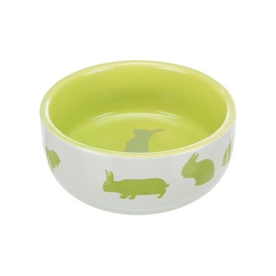 Trixie Voerbak Konijnmotief Keramiek Assorti 11 CM 250 ML 4 ST