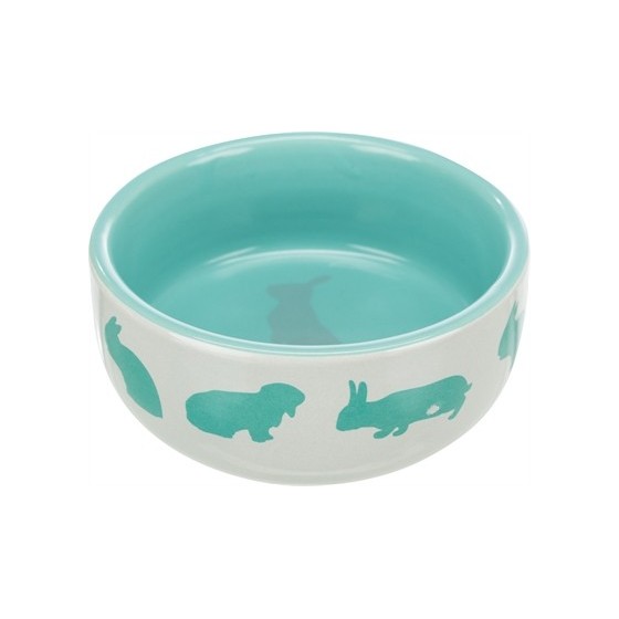 Trixie Voerbak Konijnmotief Keramiek Assorti 11 CM 250 ML 4 ST