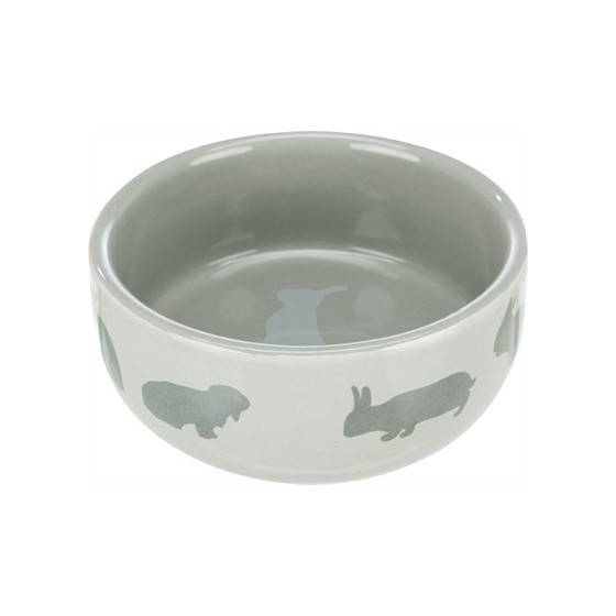 Trixie Voerbak Konijnmotief Keramiek Assorti 11 CM 250 ML 4 ST