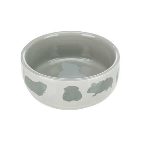 Trixie Voerbak Caviamotief Keramiek Assorti 250 ML 11 CM 4 ST