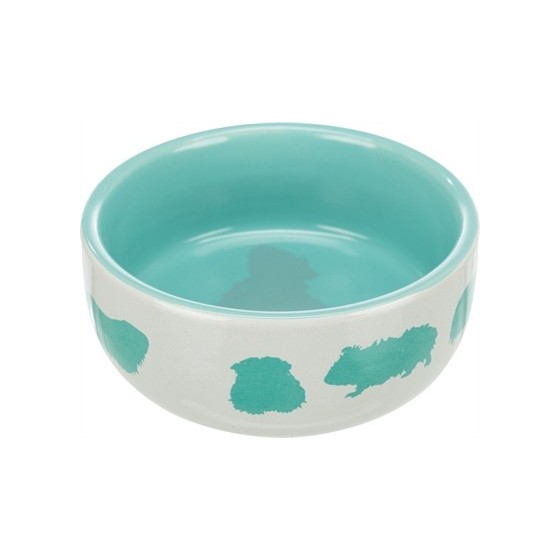 Trixie Voerbak Caviamotief Keramiek Assorti 250 ML 11 CM 4 ST