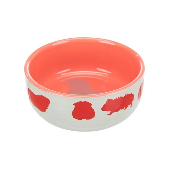 Trixie Voerbak Caviamotief Keramiek Assorti 250 ML 11 CM 4 ST