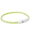 Trixie Lichtgevende Halsband Hond Flash Usb Tpu / Nylon Groen 35X0,7 CM