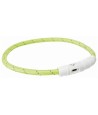Trixie Lichtgevende Halsband Hond Flash Usb Tpu / Nylon Groen 45X0,7 CM