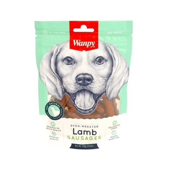 Wanpy Oven-Roasted Lamb Sausages 100 GR