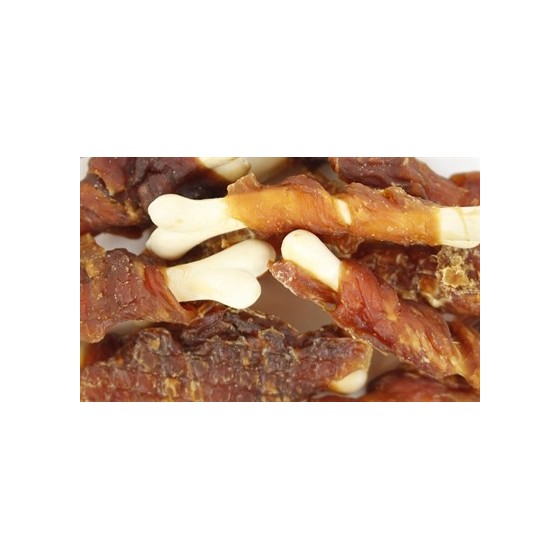 Wanpy Oven-Roasted Chicken Jerky / Calcium Bone Twists 100 GR