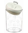 Trixie Voorraadpot Kunststof Transparant / Wit 1,5 LTR 17,5 CM