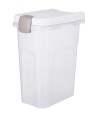 Trixie Voerton Luchtdicht Afsluitbaar Kunststof Transparant Wit / Wit 15 LTR 22X34X41,5 CM