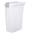 Trixie Voerton Luchtdicht Afsluitbaar Kunststof Transparant Wit / Wit 25 LTR 23X39X51 CM