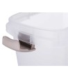 Trixie Voerton Luchtdicht Afsluitbaar Kunststof Transparant Wit / Wit 25 LTR 23X39X51 CM