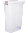 Trixie Voerton Luchtdicht Afsluitbaar Kunststof Transparant Wit / Wit 40 LTR 26,5X44,5X61,5 CM