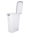 Trixie Voerton Luchtdicht Afsluitbaar Kunststof Transparant Wit / Wit 40 LTR 26,5X44,5X61,5 CM